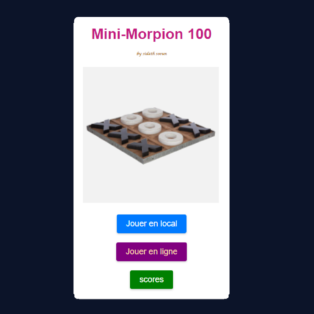 Portfolio sidath soeun Jeu du morpion mode fantasy développé en Java